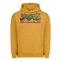 Pigment Peanut Butter Peace Love King Cake Urban Hoodie - RanaPortraitStore