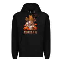 Black Boohaw Heifer Premium Hoodie - RanaPortraitStore