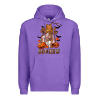 Purple Boohaw Heifer Premium Hoodie - RanaPortraitStore