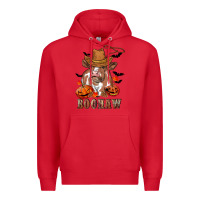 Red Boohaw Heifer Premium Hoodie - RanaPortraitStore