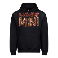 Black football mini with leopard Urban Hoodie - texasbilliewilder