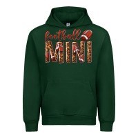Forest Green football mini with leopard Urban Hoodie - texasbilliewilder