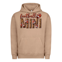 Pigment Burro football mini with leopard Urban Hoodie - texasbilliewilder