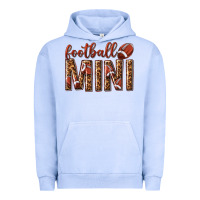 Pigment Grape Ice football mini with leopard Urban Hoodie - texasbilliewilder