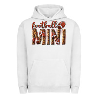 Pigment Lunar Rock football mini with leopard Urban Hoodie - texasbilliewilder