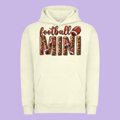 Urban Hoodie football mini with leopard