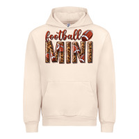 Sandshell football mini with leopard Urban Hoodie - texasbilliewilder