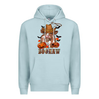 Blue Mist Boohaw Heifer Premium Hoodie - RanaPortraitStore