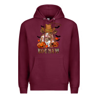Burgundy Boohaw Heifer Premium Hoodie - RanaPortraitStore