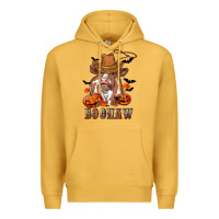Mustard Boohaw Heifer Premium Hoodie - RanaPortraitStore