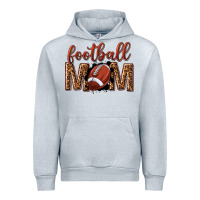 Heather Grey football mom Urban Hoodie - texasbilliewilder