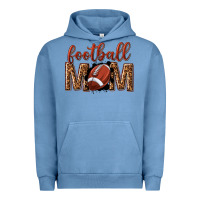 Pigment Pebble Blue football mom Urban Hoodie - texasbilliewilder
