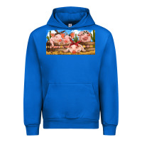 Cobalt Pig Farm Urban Hoodie - RanaPortraitStore