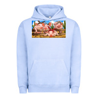 Pigment Grape Ice Pig Farm Urban Hoodie - RanaPortraitStore