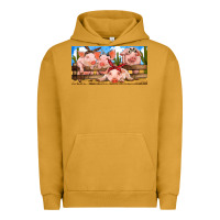 Pigment Peanut Butter Pig Farm Urban Hoodie - RanaPortraitStore