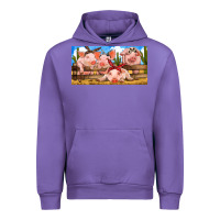 Tulip Pig Farm Urban Hoodie - RanaPortraitStore