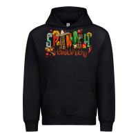 Black spanish teacher Urban Hoodie - Zillion Design Studio