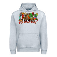 Heather Grey spanish teacher Urban Hoodie - Zillion Design Studio