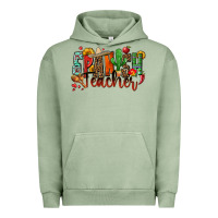 Pigment Oil Green spanish teacher Urban Hoodie - Zillion Design Studio