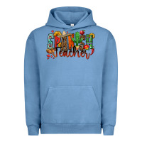 Pigment Pebble Blue spanish teacher Urban Hoodie - Zillion Design Studio