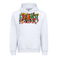 White spanish teacher Urban Hoodie - Zillion Design Studio