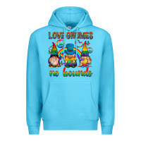 Ocean Blue pride gnomies Premium Hoodie - texasbilliewilder