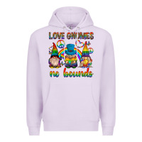 Lilac pride gnomies Premium Hoodie - texasbilliewilder