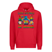 Red pride gnomies Premium Hoodie - texasbilliewilder