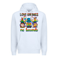 White pride gnomies Premium Hoodie - texasbilliewilder