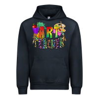 Navy art teacher Urban Hoodie - Zillion Design Studio