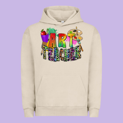Art Teacher Urban Hoodie Designed By Zillion Design Studio