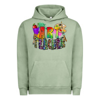 Pigment Oil Green art teacher Urban Hoodie - Zillion Design Studio