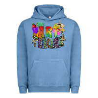 Pigment Pebble Blue art teacher Urban Hoodie - Zillion Design Studio