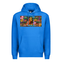 True Royal Brown horse with flowers and leopard Premium Hoodie - RanaPortraitStore