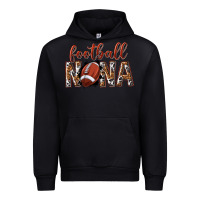 Black football nana with leopard Urban Hoodie - texasbilliewilder