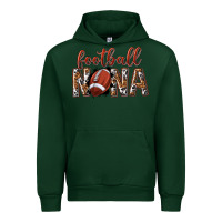 Forest Green football nana with leopard Urban Hoodie - texasbilliewilder