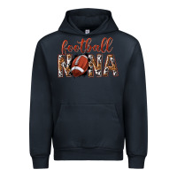 Navy football nana with leopard Urban Hoodie - texasbilliewilder