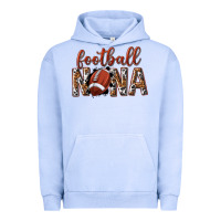 Football Nana With Leopard Urban Hoodie | Teevron