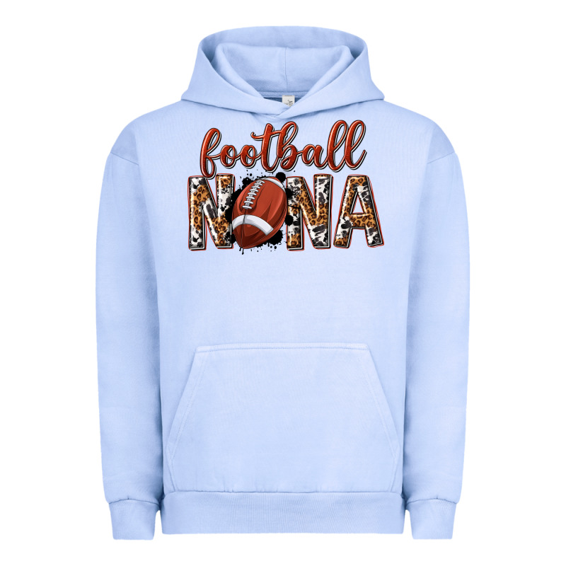 Football Nana With Leopard Urban Hoodie by texasbilliewilder | Teevron