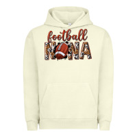 Pigment Pistachio football nana with leopard Urban Hoodie - texasbilliewilder