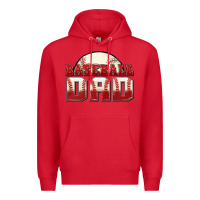 Red baseball dad Premium Hoodie - Zillion Design Studio