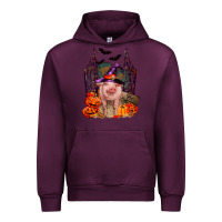 Mauve Wine Pig halloween Urban Hoodie - RanaPortraitStore