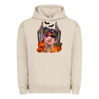 Pigment French Oak Pig halloween Urban Hoodie - RanaPortraitStore