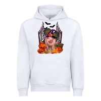 White Pig halloween Urban Hoodie - RanaPortraitStore