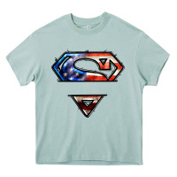 Arona super american flag logo Heavy Core Tee - LillyAllenDesigns
