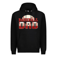 Black baseball dad Premium Hoodie - Zillion Design Studio