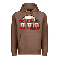 Chestnut baseball dad Premium Hoodie - Zillion Design Studio
