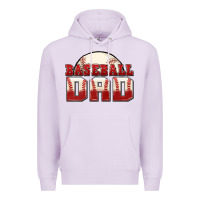Lilac baseball dad Premium Hoodie - Zillion Design Studio