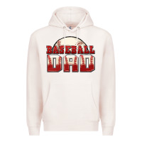 Pale Pink baseball dad Premium Hoodie - Zillion Design Studio