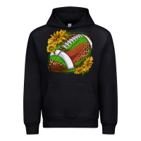 Black footballwithsunflowers Urban Hoodie - texasbilliewilder